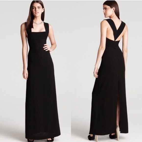 BCBGMaxazria Agata Black Gown - Picture 1 of 6